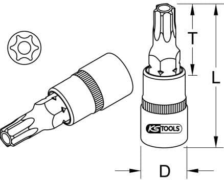Socket Wrench Insert 911.1464 - image 2