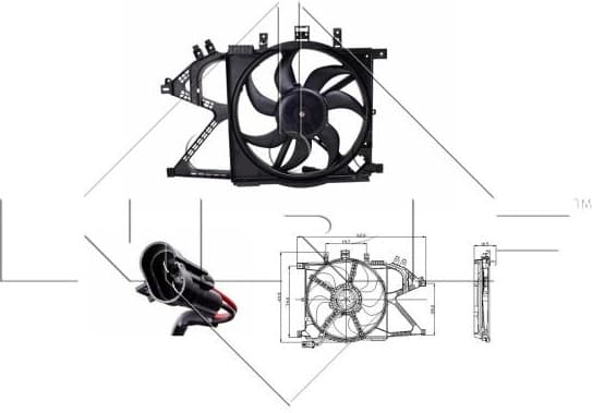 Fan, engine cooling 47012 - image 2