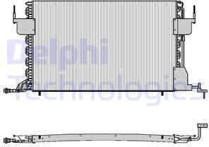 Condenser, air conditioning TSP0225021