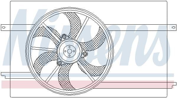 Fan, engine cooling 85593
