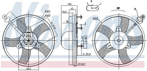 Fan, engine cooling 85759