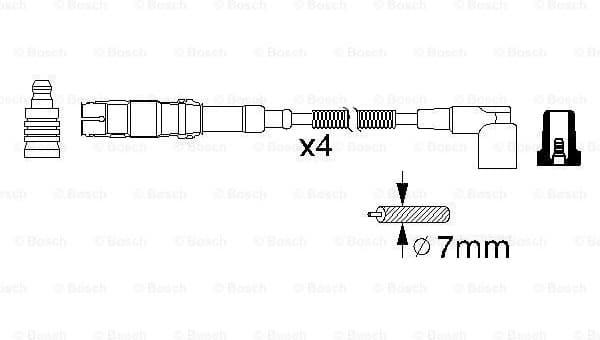 Ignition Cable Kit 0986356310 - image 5