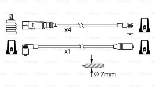 Ignition Cable Kit 0986356369 - image 5