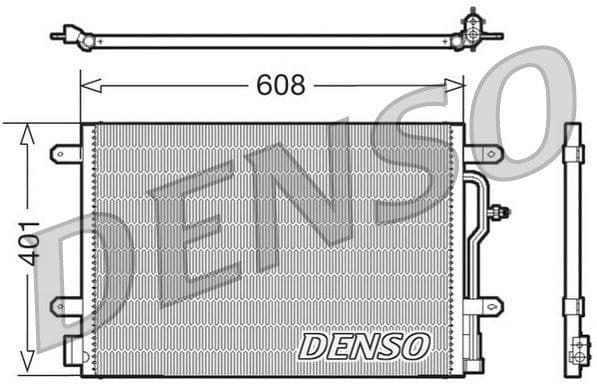 Condenser, air conditioning DCN02011