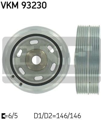 Belt Pulley, crankshaft VKM 93230