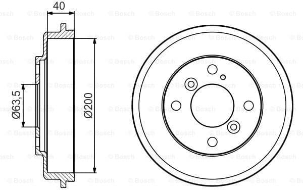 Brake Drum 0986477240