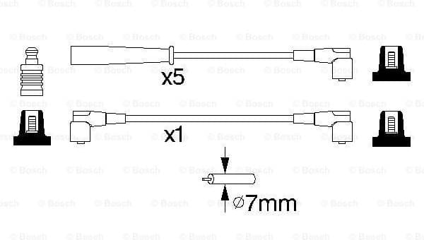 Ignition Cable Kit 0986356753 - image 5