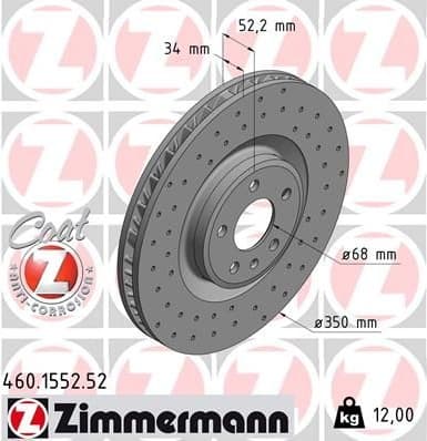 Brake Disc SPORT BRAKE DISC Z 460.1552.52