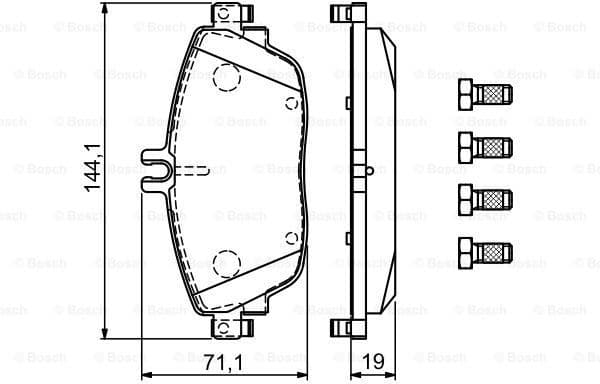 Brake Pad Set, disc brake 0986494937 - image 7