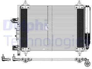 Condenser, air conditioning TSP0225537