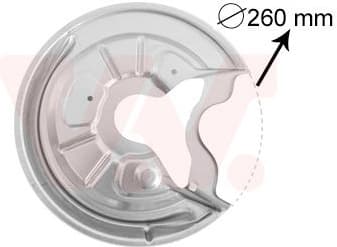 Brake protection plate 7622374