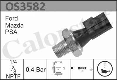 Sensor oil pressure light OS3582