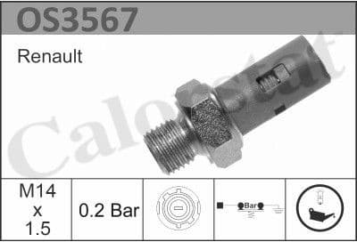 Sensor oil pressure light OS3567 - image 2