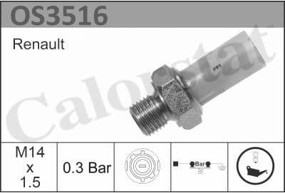 Sensor oil pressure light OS3516