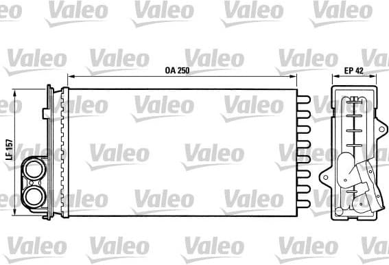 Heat Exchanger, interior heating 883976