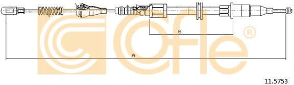 Cable Pull, parking brake 11.5753