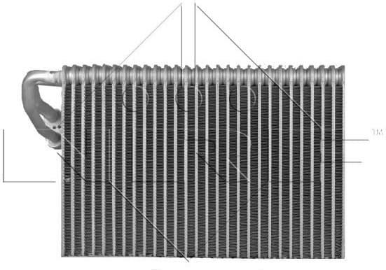 Evaporator, air conditioning EASY FIT 36165 - image 2