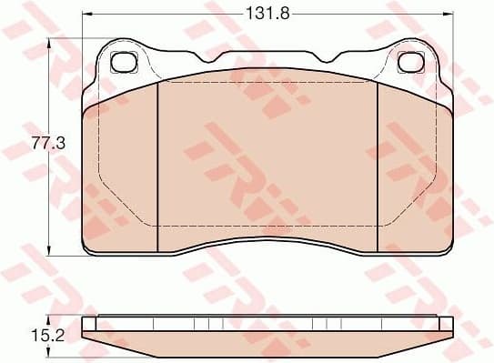 Brake Pad Set, disc brake GDB2007