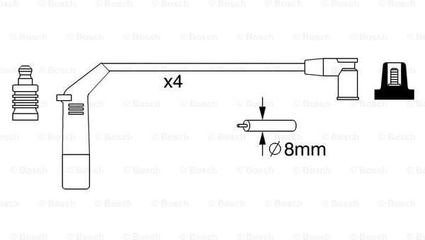 Ignition Cable Kit 0986357267 - image 5