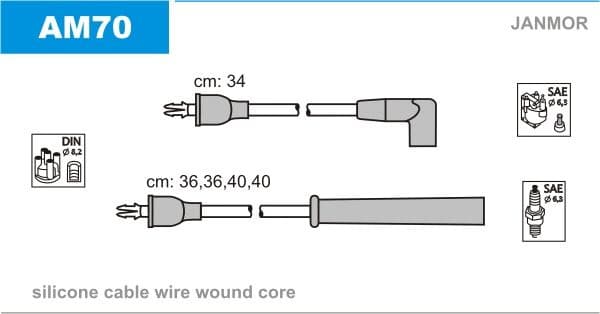 Ignition Cable Kit AM70 - image 2
