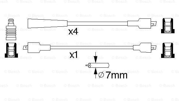 Ignition Cable Kit 0986356741 - image 5