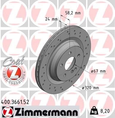 Brake Disc SPORT BRAKE DISC Z 400.3661.52