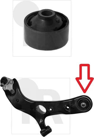 Silentblock front axle 87-08784 - image 2