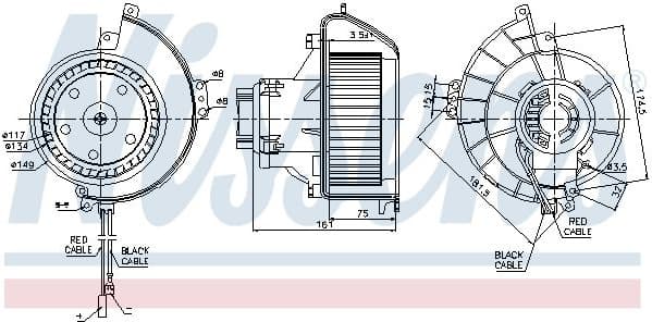 Interior Blower 87081