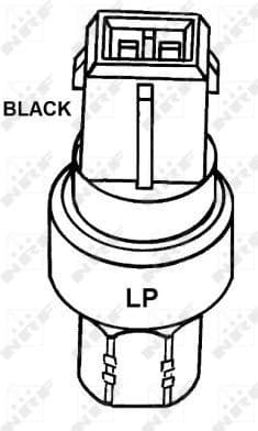 Pressure Switch, air conditioning EASY FIT 38911