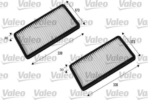 Filter, cabin air VALEO ESSENTIAL 698856
