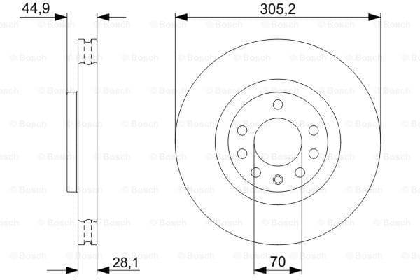 Brake Disc 0986479325 - image 2