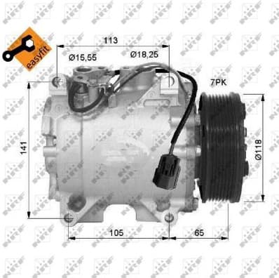 Compressor, air conditioning EASY FIT 32726