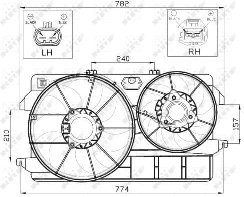 Fan, engine cooling 47450