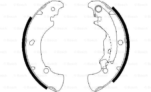 Brake Shoe Set 0986487560 - image 2