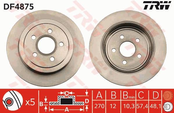 Brake Disc DF4875