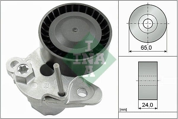 Belt Tensioner, V-ribbed belt 534048010