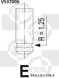 Valve inlet V537006 - image 2