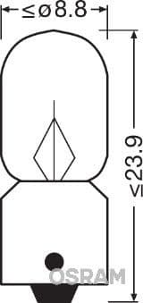 Bulb, interior light ORIGINAL 3796 - image 2