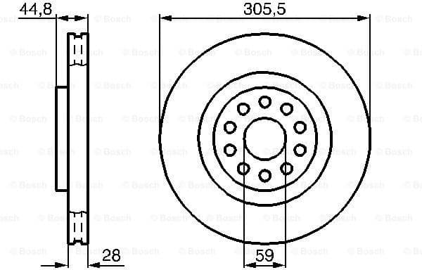 Brake Disc 0986478963