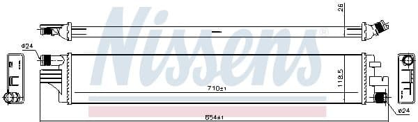 Radiator, engine cooling 630794