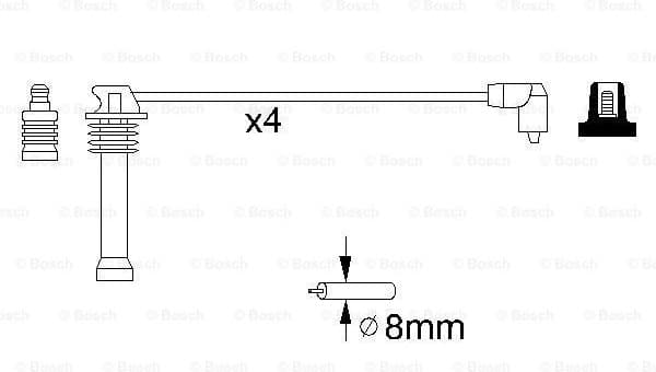 Ignition Cable Kit 0986357141 - image 5