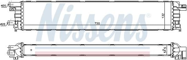 Low Temperature Cooler, charge air cooler 60355