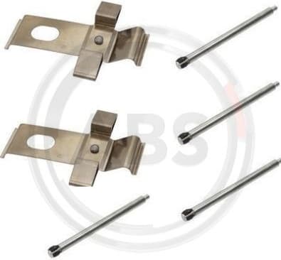 Accessory Kit, disc brake pad 1634Q