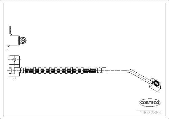 Brake Hose 19032884 - image 2