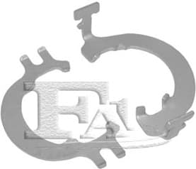 Clamping Piece Set, exhaust system 148904