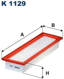 Filter, cabin air K1129
