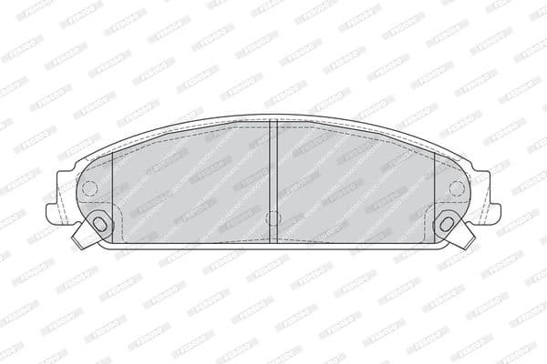 Brake pads front, Top Quality FDB4078