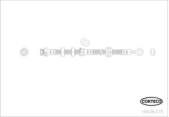 Brake Hose 19036375