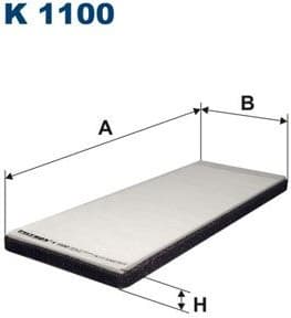 Filter, cabin air K1100