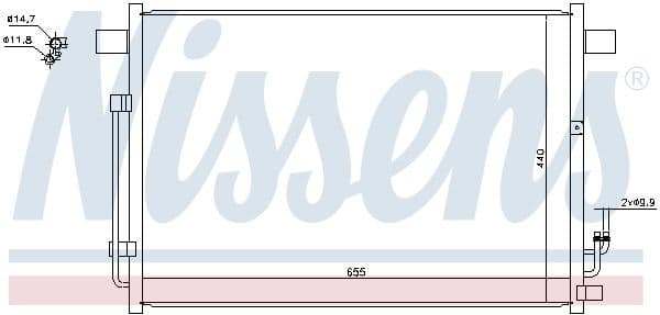 Condenser, air conditioning ** FIRST FIT ** 940403